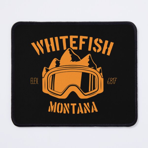 Item preview, Whitefish Ski Resort Montana Goggles Blue Classic 		 designed and sold by dedgnibhje44.