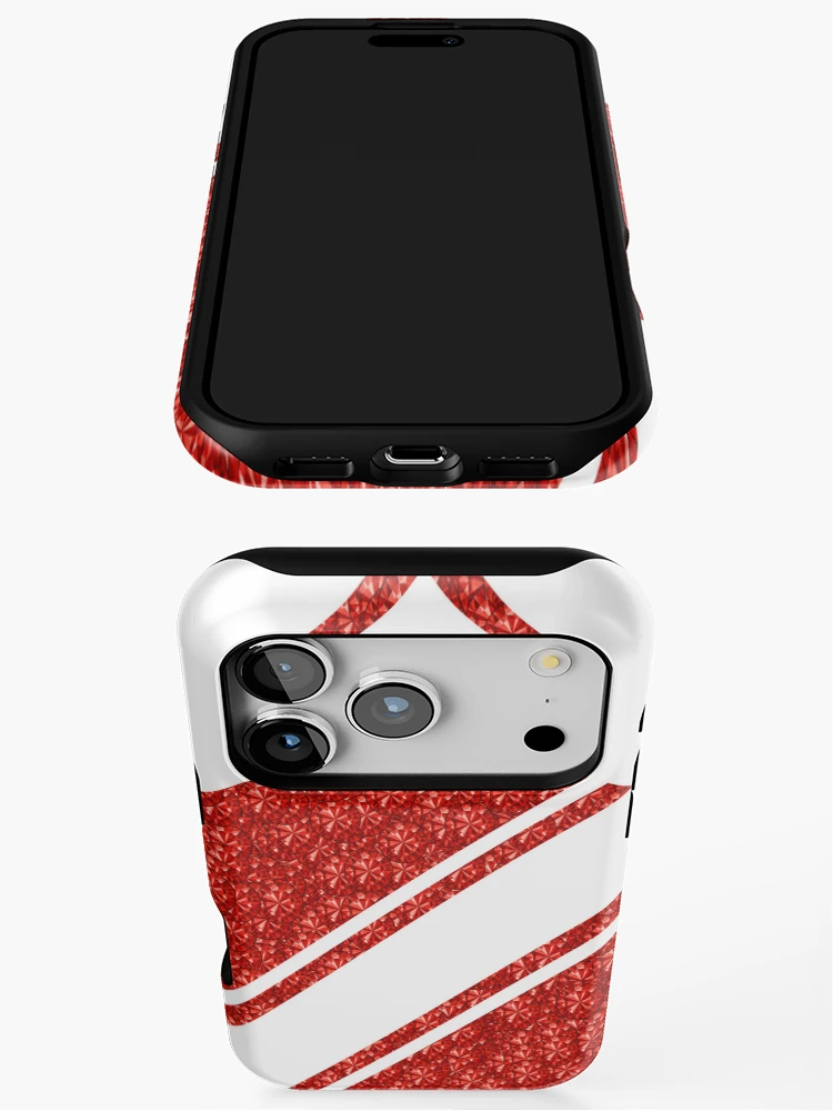 Thumbnail 3 of 4, iPhone Case, Red Rhinestone Tree designed and sold by TheIconSmith.