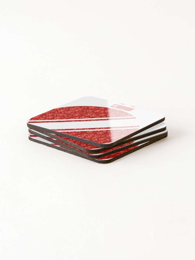 Thumbnail 4 of 5, Coasters (Set of 4), Red Rhinestone Tree designed and sold by TheIconSmith.