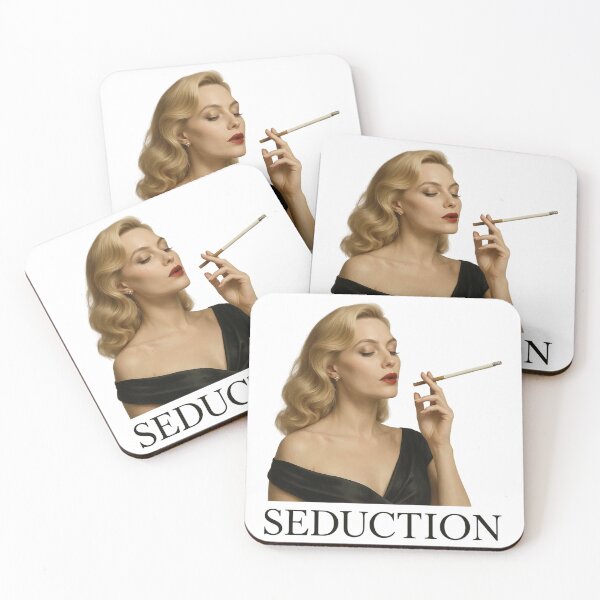 Item preview, Elegant Retro Seductress Smoking in Classic Hollywood Style. designed and sold by Spark2Seduction.