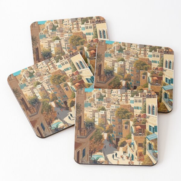 Item preview, Amman, Jordan Travel Poster  designed and sold by Venceremos1959.