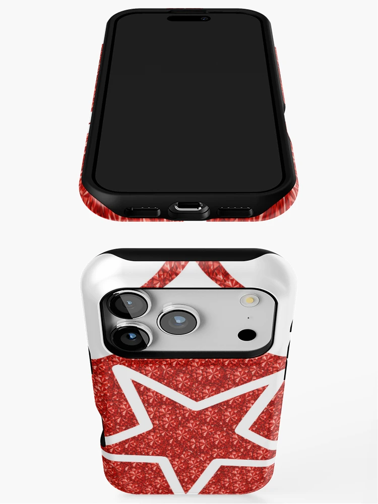 Thumbnail 3 of 4, iPhone Case, Red Rhinestone Tree designed and sold by TheIconSmith.