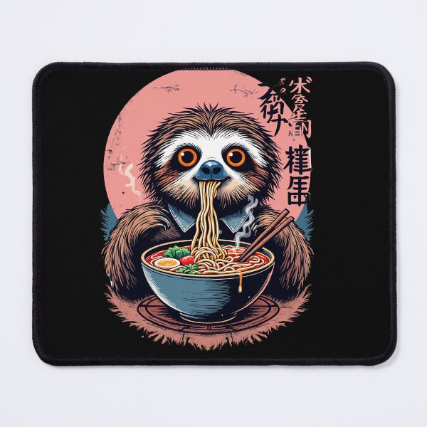 Item preview, Sloth Eats Ramen - Japan Noodle Design designed and sold by Svenniibee.