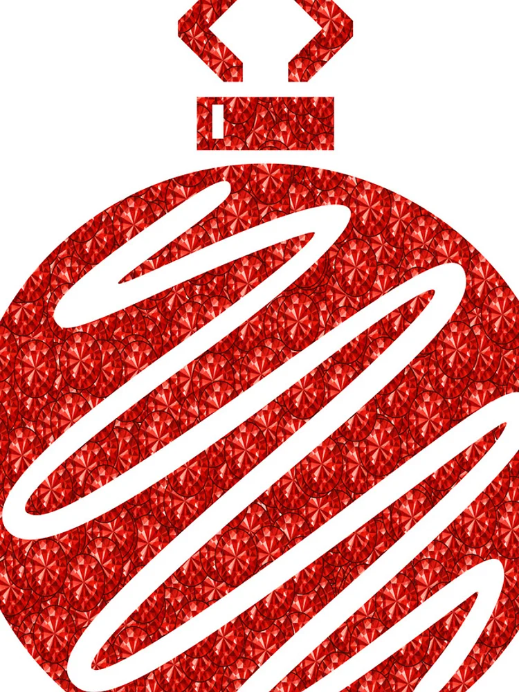 Thumbnail 4 of 4, iPhone Case, Red Rhinestone Tree designed and sold by TheIconSmith.