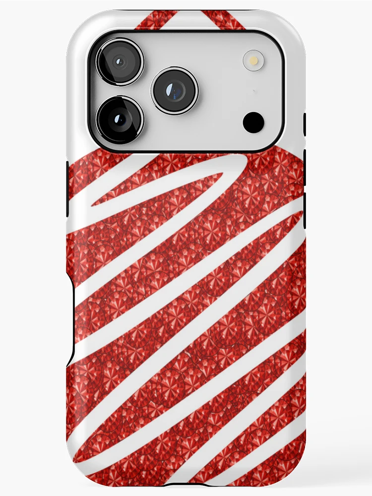 Thumbnail 1 of 4, iPhone Case, Red Rhinestone Tree designed and sold by TheIconSmith.