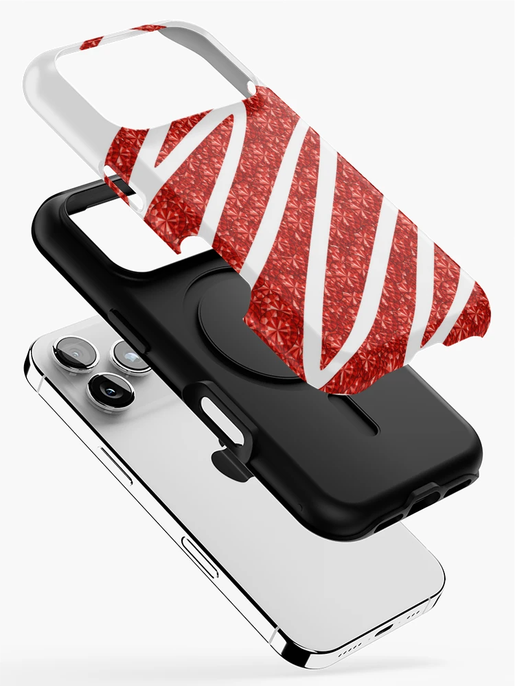Thumbnail 2 of 4, iPhone Case, Red Rhinestone Tree designed and sold by TheIconSmith.