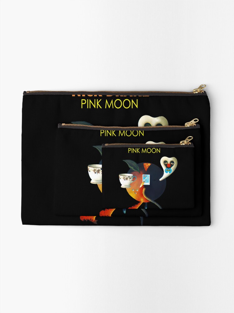 Thumbnail 2 of 4, Zipper Pouch, Pink Moon designed and sold by ModaPriNTonv.