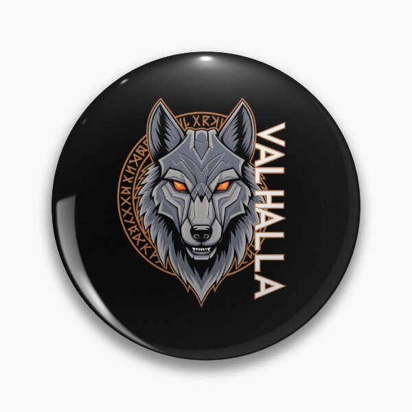 Item preview, Nordic Wolf Valhalla Runen Design designed and sold by Svenniibee.
