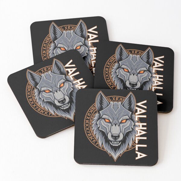 Item preview, Nordic Wolf Valhalla Runen Design designed and sold by Svenniibee.
