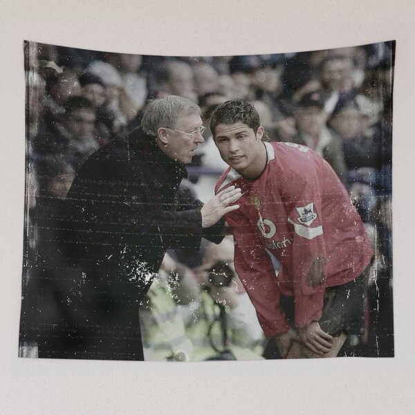 Item preview, Sir Alex Ferguson and Cristiano Ronaldo designed and sold by Altaf Aji.