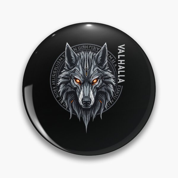 Item preview, Nordic Wolf Valhalla Runen Design designed and sold by Svenniibee.