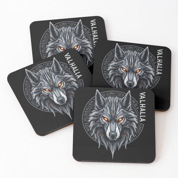 Item preview, Nordic Wolf Valhalla Runen Design designed and sold by Svenniibee.
