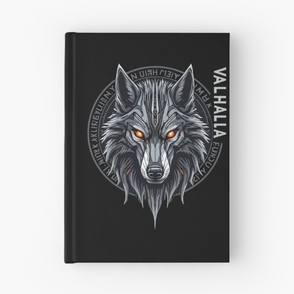 Artikelvorschau, Nordischer Wolf Valhalla Runen Design entworfen und verkauft von Svenniibee.