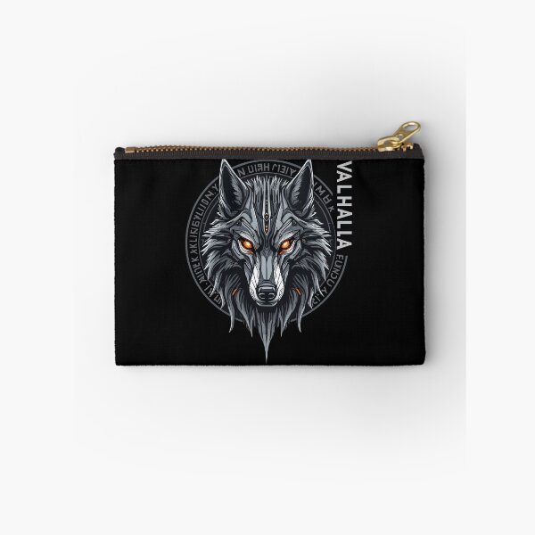 Artikelvorschau, Nordischer Wolf Valhalla Runen Design entworfen und verkauft von Svenniibee.
