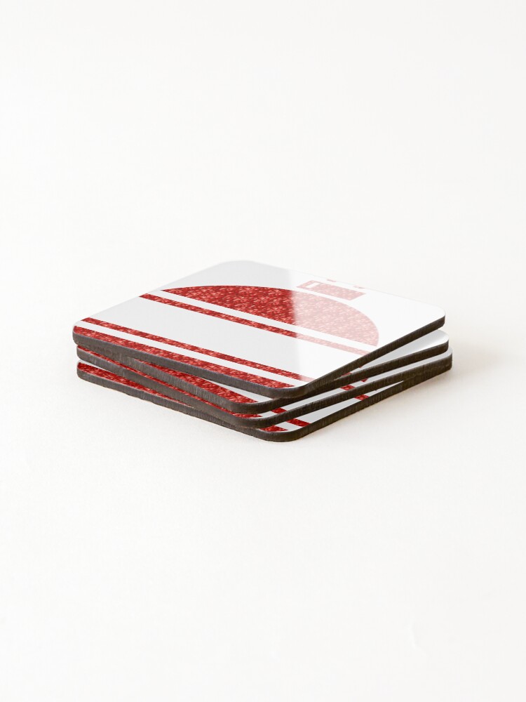 Thumbnail 4 of 5, Coasters (Set of 4), Red Rhinestone Tree designed and sold by TheIconSmith.