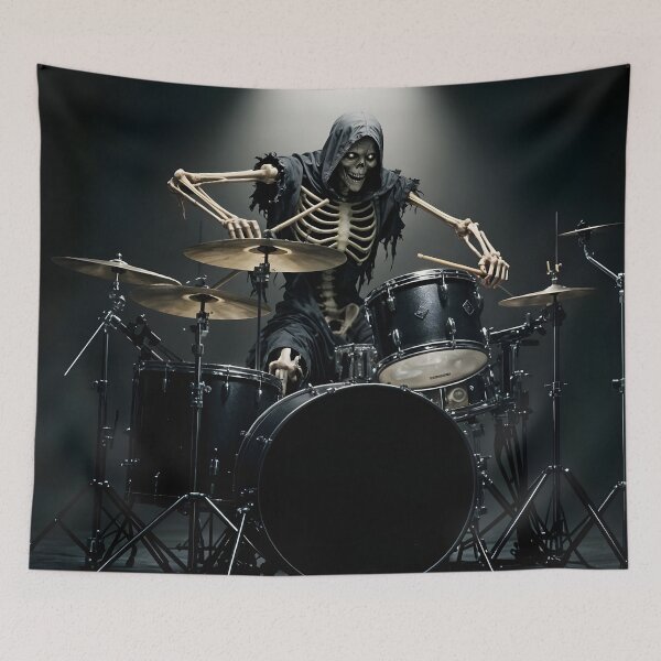Item preview, skeleton drummer designed and sold by GIFT4S.