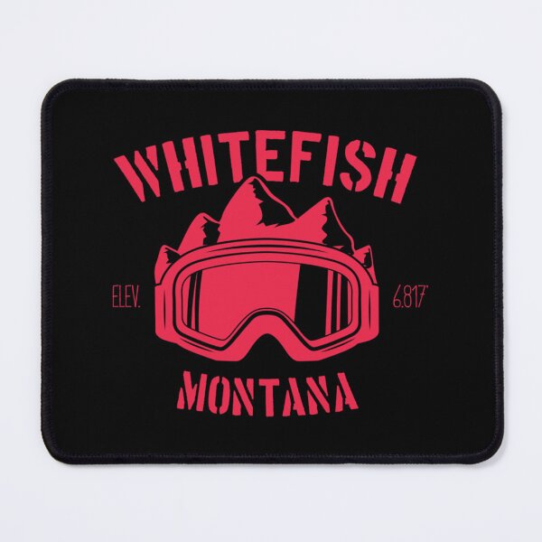 Item preview, Whitefish Ski Resort Montana Goggles Red Classic 		 designed and sold by dedgnibhje44.