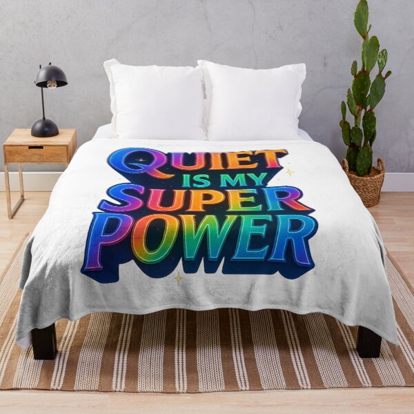 Item preview, Quiet is My Superpower designed and sold by DesignShopAD.