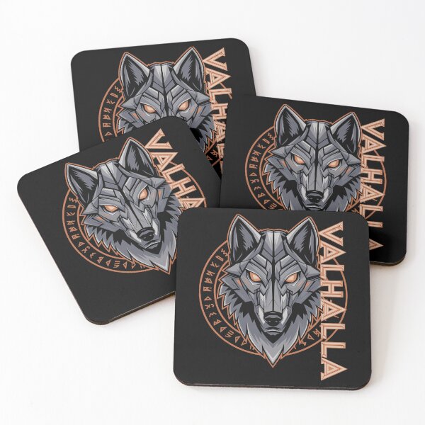Item preview, Nordic Wolf Valhalla Runen Design designed and sold by Svenniibee.