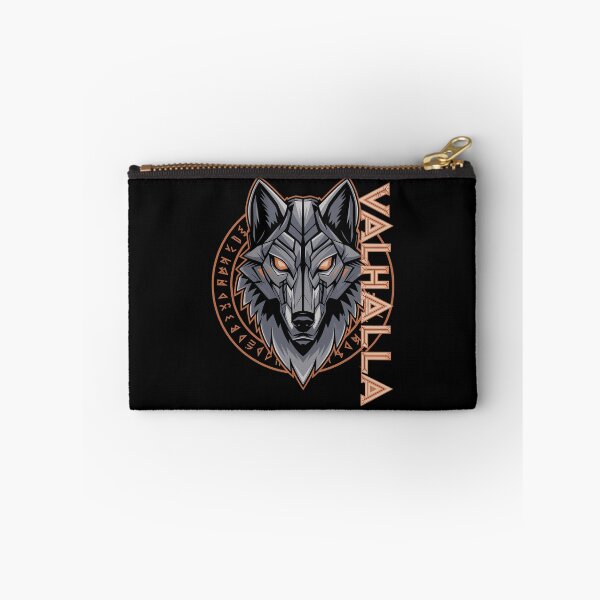 Artikelvorschau, Nordischer Wolf Valhalla Runen Design entworfen und verkauft von Svenniibee.