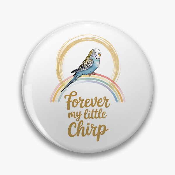Item preview, Budgie Parakeet Memorial Forever My Little Chirp designed and sold by Blok45.