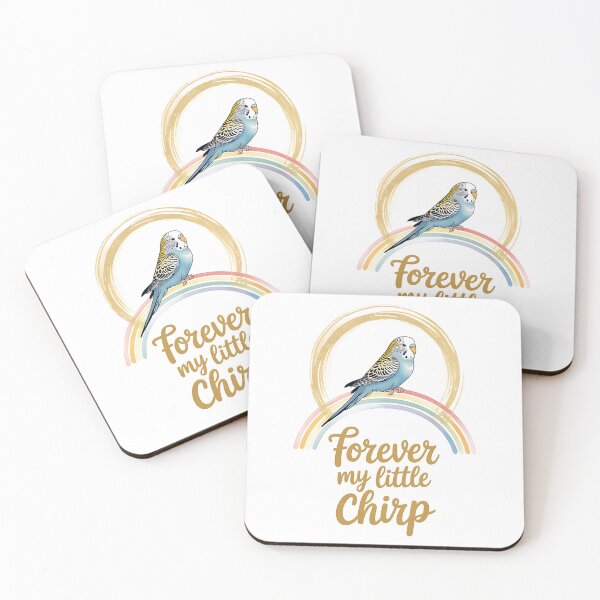 Item preview, Budgie Parakeet Memorial Forever My Little Chirp designed and sold by Blok45.