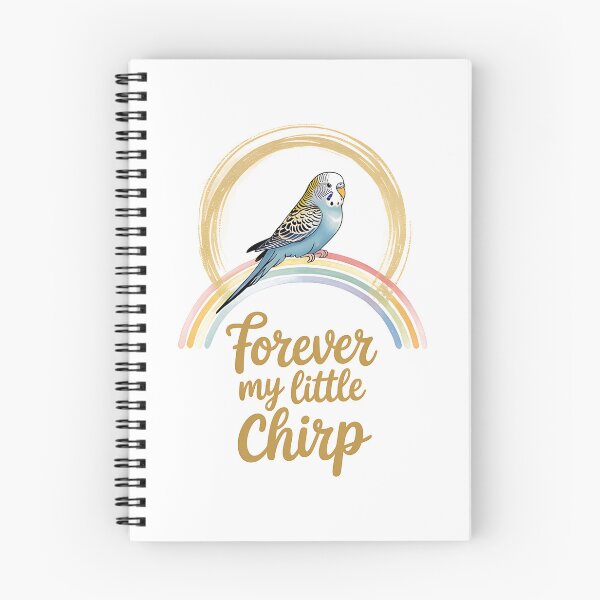 Item preview, Budgie Parakeet Memorial Forever My Little Chirp designed and sold by Blok45.