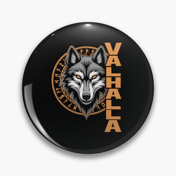 Item preview, Nordic Wolf Valhalla Runen Design designed and sold by Svenniibee.