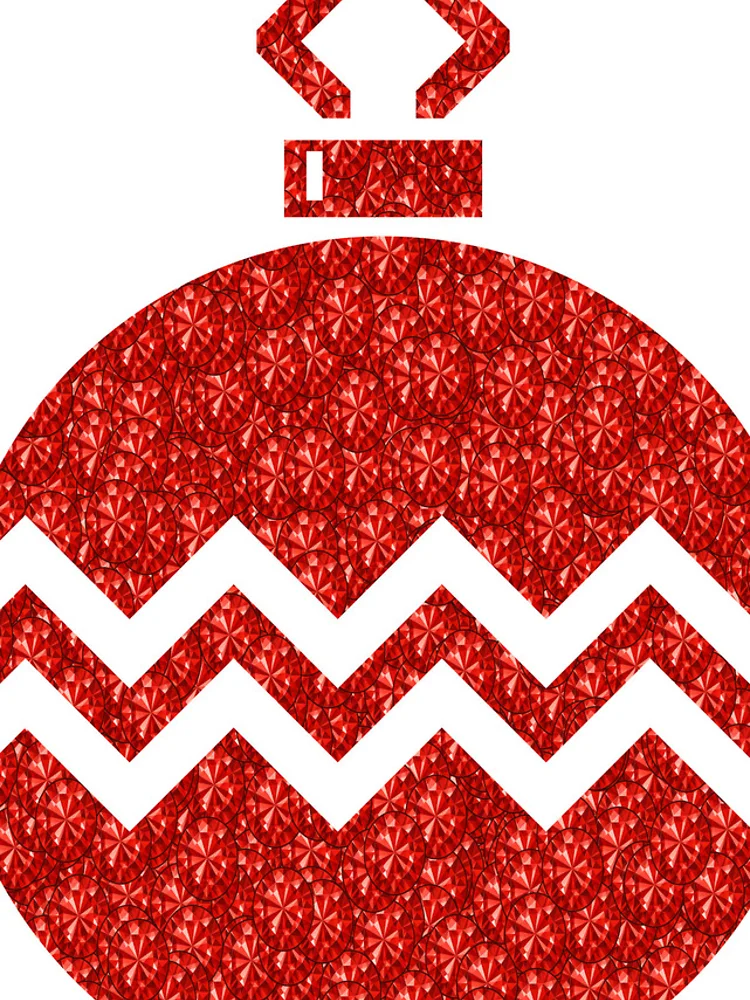 Thumbnail 4 of 4, iPhone Case, Red Rhinestone Tree designed and sold by TheIconSmith.