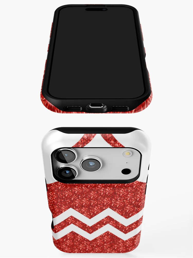 Thumbnail 3 of 4, iPhone Case, Red Rhinestone Tree designed and sold by TheIconSmith.