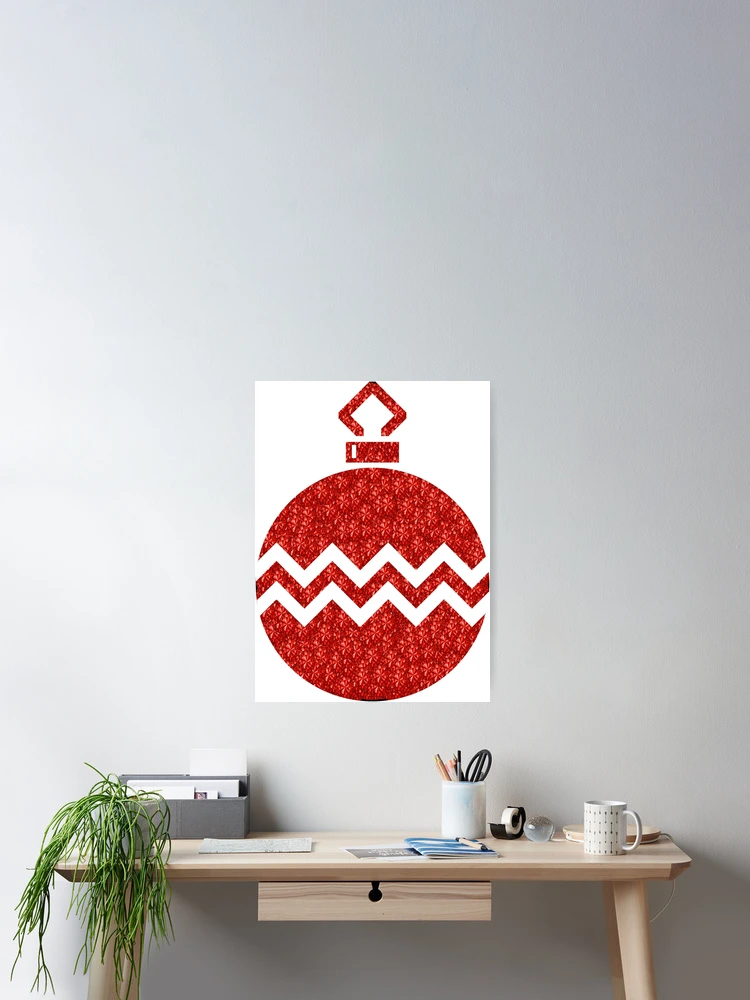 Thumbnail 2 of 3, Poster, Red Rhinestone Tree designed and sold by TheIconSmith.