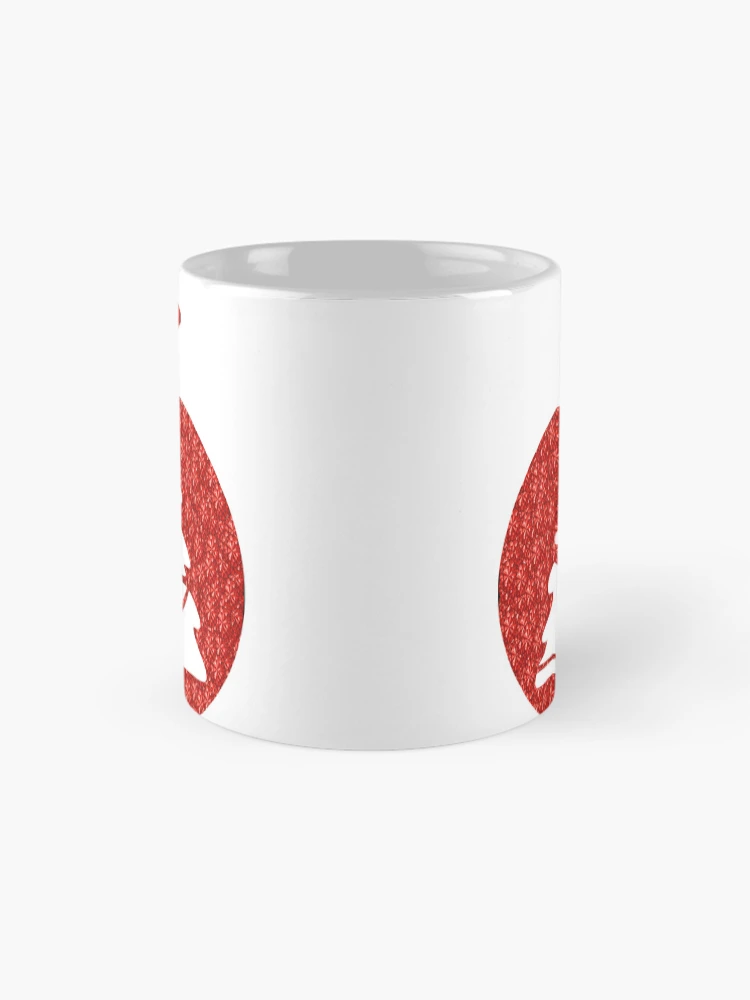 Thumbnail 4 of 6, Coffee Mug, Red Rhinestone Tree designed and sold by TheIconSmith.