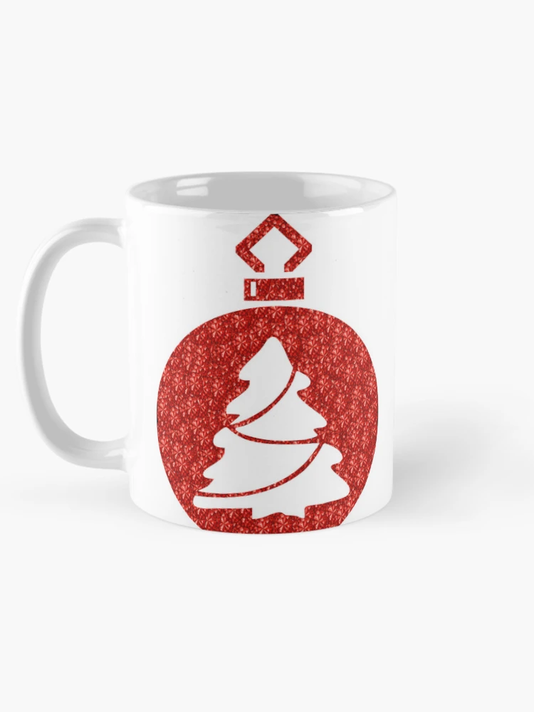 Thumbnail 5 of 6, Coffee Mug, Red Rhinestone Tree designed and sold by TheIconSmith.