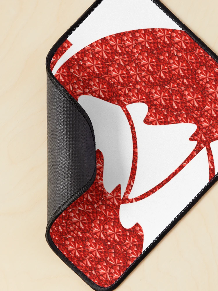Thumbnail 2 of 5, Mouse Pad, Red Rhinestone Tree designed and sold by TheIconSmith.