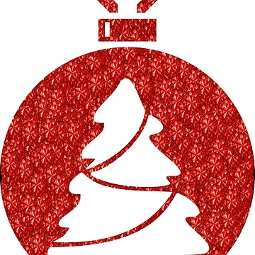 Artwork thumbnail, Red Rhinestone Tree by TheIconSmith