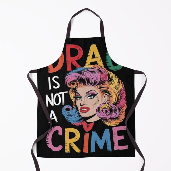 Item preview, Drag Is Not A Crime Fabulous Drag Queen LGBTQ Equality Pride designed and sold by Charidana.