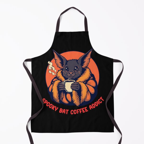 Item preview, Spooky Bat Coffee Addict – Halloween Tee designed and sold by TestudoDesign.
