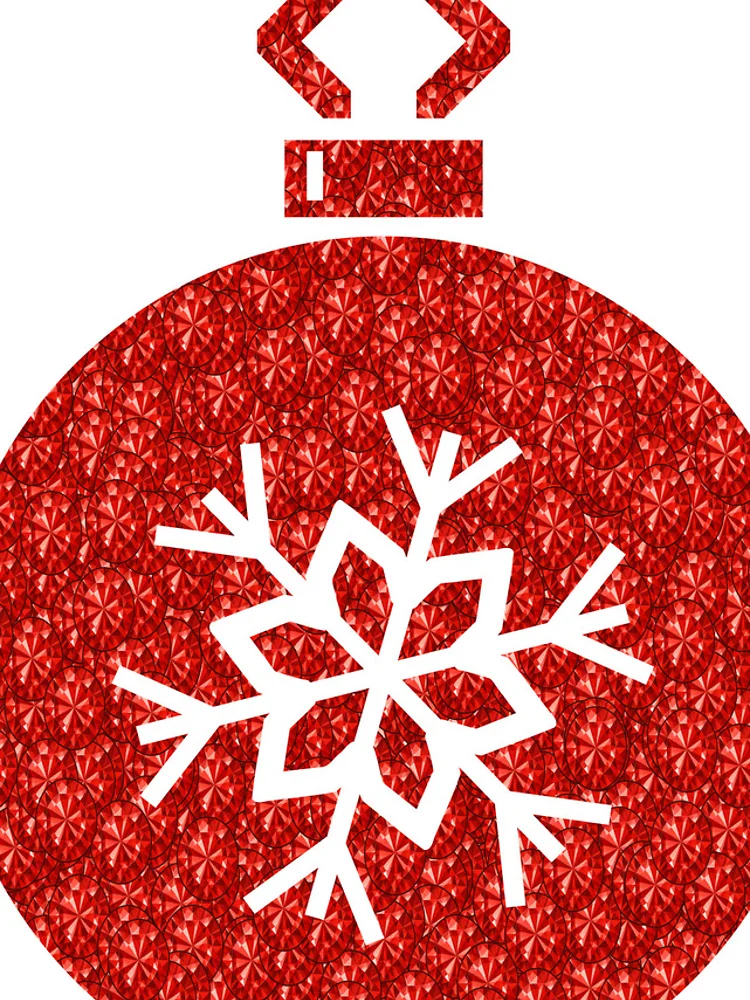 Thumbnail 4 of 4, iPhone Case, Red Rhinestone Tree designed and sold by TheIconSmith.