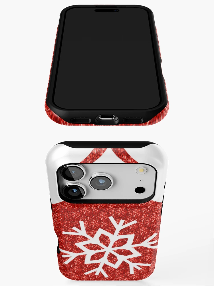 Thumbnail 3 of 4, iPhone Case, Red Rhinestone Tree designed and sold by TheIconSmith.