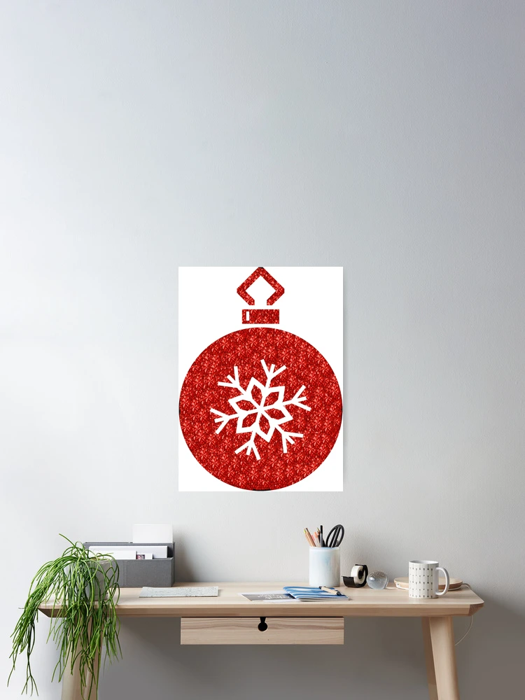 Thumbnail 2 of 3, Poster, Red Rhinestone Tree designed and sold by TheIconSmith.