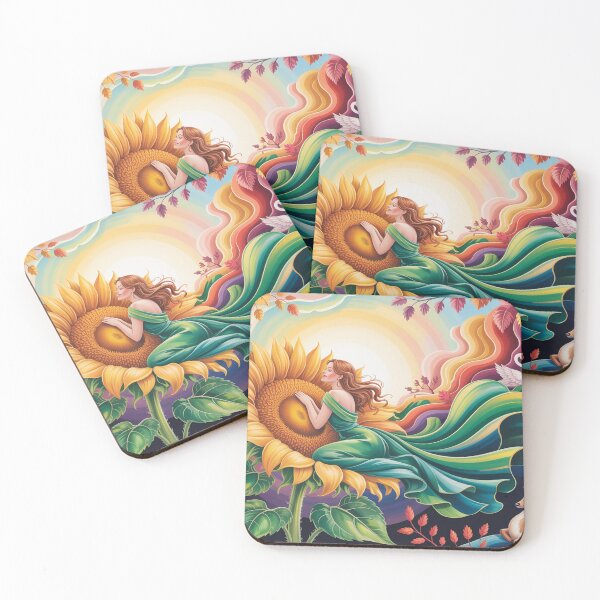 Item preview, Fairy in Love with the Sunflower designed and sold by M-Y-A-R-T-.