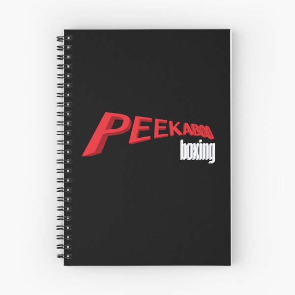 Item preview, Peekaboo Boxing – Bold 3D Typography Design for Fight Fans designed and sold by simpledarkwavewisdom.