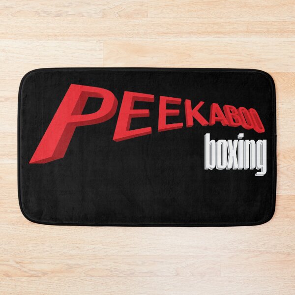 Item preview, Peekaboo Boxing – Bold 3D Typography Design for Fight Fans designed and sold by simpledarkwavewisdom.