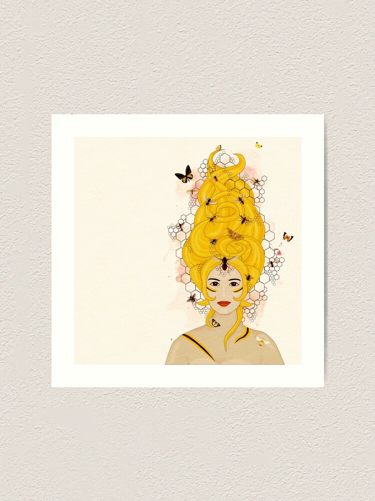 Alternate view of Rococo: The Queen Bee Art Print