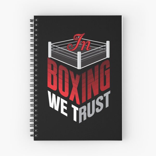 Item preview, In Boxing We Trust – Isometric Typography Design with Ring Icon designed and sold by simpledarkwavewisdom.