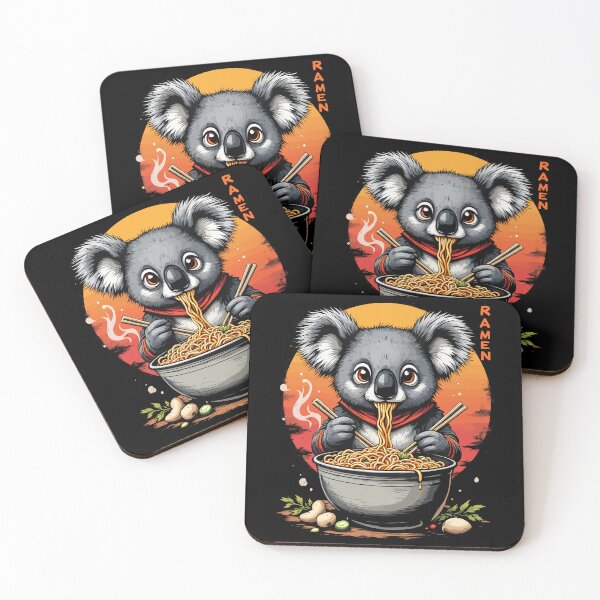 Item preview, Sweet Koala Ramen Design In Kawaii-style Anime designed and sold by Svenniibee.