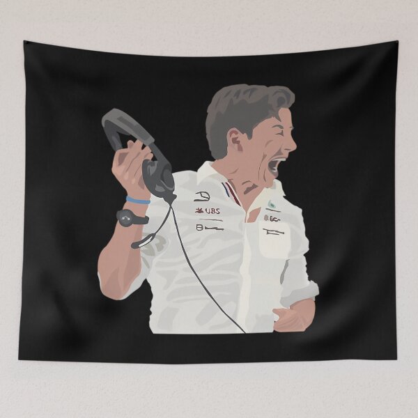 Item preview,  Toto Wolff Angry At Verstappen As Hamilton Crashes Into The Back Jeddah Gp designed and sold by JonathaPeres.