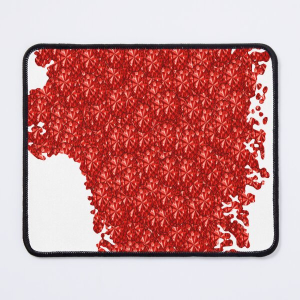 Item preview, Red Rhinestone Greenland designed and sold by TheIconSmith.
