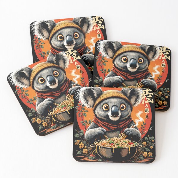 Item preview, Sweet Koala Ramen Design In Kawaii-style Anime designed and sold by Svenniibee.
