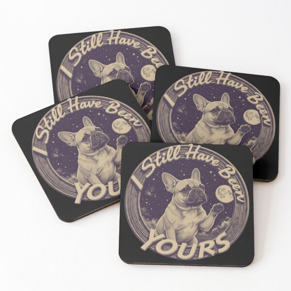Item preview, French Bulldog Under Moonlight With Loving Quote designed and sold by e-camelleone.